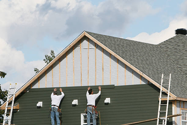Professional Siding Contractor technician working in Liberty, PA